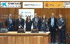 Equipo directivo y responsables de la Fundaci&#243;n &#8220;la Caixa&#8221; y de Trabajo Penitenciario y Formaci&#243;n para el Empleo